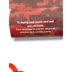 Small (7″) SecureLine Survival Bracelet Clip Red Black 5-6ft Rope New
