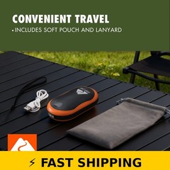 Ozark Trail 5200mAh Rechargeable Hand Warmer – Orange