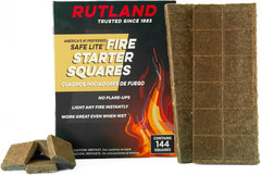 Safe Lite Fire Starter Squares – Heavy Charcoal Starters for Fireplace, Grill Pi
