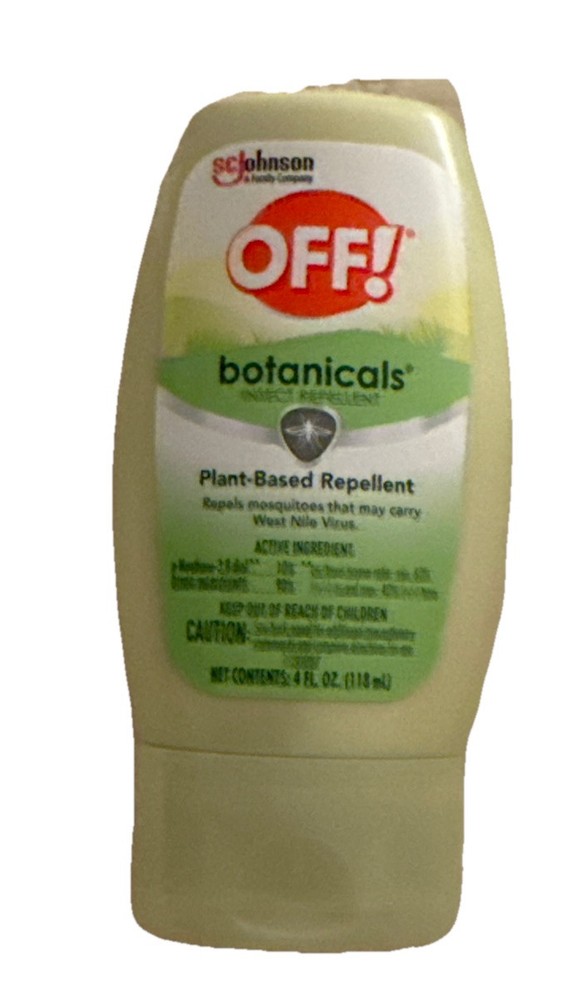 OFF! Botanicals Insect Repellent Lotion, Plant-Based Bug and Mosquito 4 oz