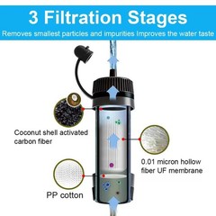 Camping & Survival Emergency Outdoor Portable Water Filter for Hiking – Emergenc