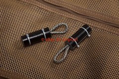 1x EDC Paracord Duct Tape Roll Tactical Black E&E Emergency Survival Zipper Pull