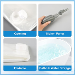 100Gallon Bathtub Bladder Emergency Water Storage Bpa-Free Water Container Grade