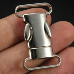 2X Metal Quick Release Buckle Fashion Curved Top for Survival Paracord Bracelet