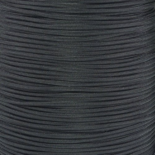 Paracord Planet Nylon 550lb Type III 7 Strand Made in 50 Feet, Black