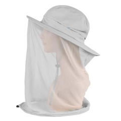 Bugs Mosquito Head Net Hat Sun Protection Hidden Net Mesh Bucket Hat for Ourdoor