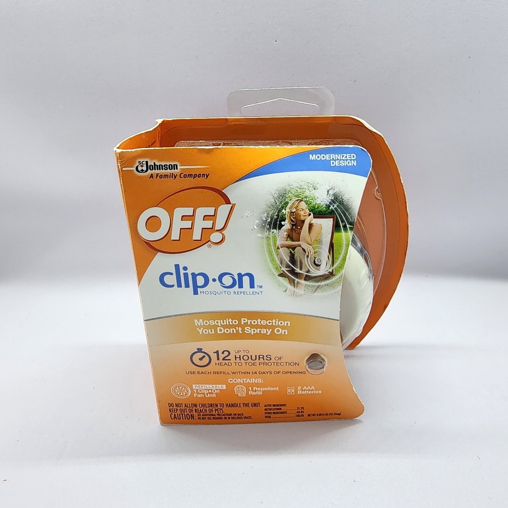 OFF! Clip On Mosquito Repellent Fan Starter Kit Fan Circulated Repellent New