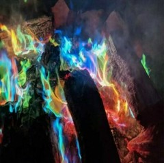 MAGIC CAMPFIRE COLOR CHANGING FLAMES FIRE COLORANT RAINBOW FIRE