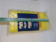 Vintage Emergency Blanket Thermal Survival Mylar Camping Hiking First Aid NOS