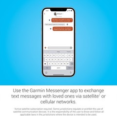 Garmin inReach® Messenger Handheld Satellite Communicator, Global Two-Way Messag
