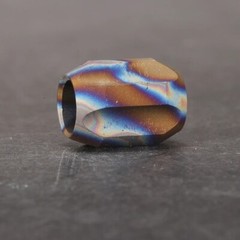 Colorful Titanium Alloy Knife Beads Pendant Outdoor Knife Lanyard Gear EDC