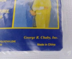 Vintage Emergency Poncho The Weather Station Clear Vinyl