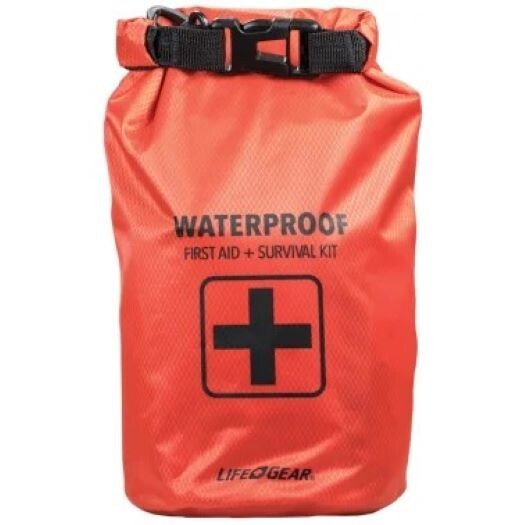 Life+Gear 41-3820 130Piece Dry Bag First Aid & Survival Kit Home Sports Camping