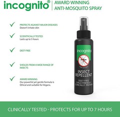 NEW in USA – Incognito 100% All Natural DEET FREE Insect Repellent Lotion3.5floz