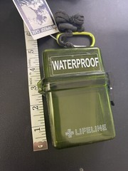 Waterproof Storage Container Lanyard Translucent Durable Plastic