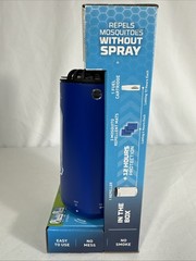Thermacell Mosquito Repellent 15 Foot Zone No Spray or Scent Patio Shield BLUE