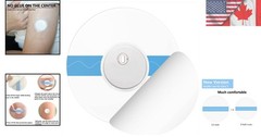 50-Pack Waterproof Sensor Covers for Libre 3 – 14-Day Overpatch Protection