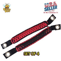 Set of 4 Paracord Grab Handles Compatible with Wrangler JK JKU JL JLU JT
