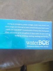 Water BOB Survival Emergency Drinking Fresh Water Storage 100 Gallons Kit Sealed