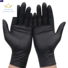 20/50/100PCS Black Nitrile Gloves Thickened Durable Household Cleaning Gloves Di