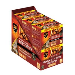 Zip Firestarters Premium All Purpose Wrapped Fire Starters 12 Pack