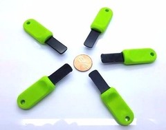 10 x Rod Striker/Scraper Blade Firesteel Ferro Flint Ferrocerium EDC BOB GREEN