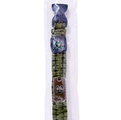 Full Throttle Energy Drink Promotional Paracord Compass Bracelet Army Green New