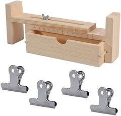 Restynic Paracord Jig Bracelet Maker, Wooden Jig Bracelet Maker with 4 Clips – A