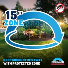 Thermacell Fuel-ZoneGuard Base Mosquito Repeller 15-Foot Zone 12-Hr Refill