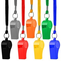 Whistle, 12 Packs Sports Whistles with Lanyard, Loud Crisp Sound Whistle Bulk…