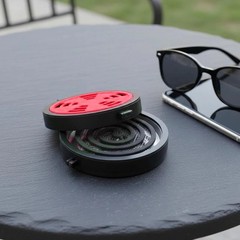 Portable Steel Mosquito Coil Holder Hanging Outdoor Camping BBQ Garden Case Cove
