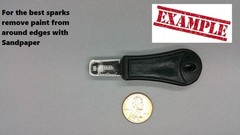 Rod Striker/Scraper Blade for Firesteel Ferro Flint Ferrocerium Mischmetal