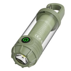 Mini Hook Flashlight Multi-Source Portable Camping Light for Outdoor Use