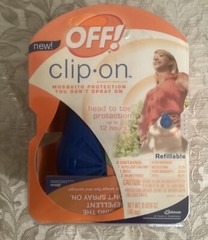 Off! Clip-on Fan Circulated Mosquito Repellent New SEALED!!
