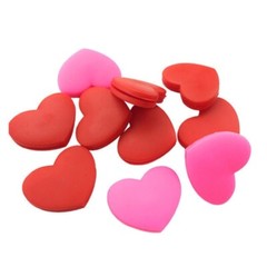 10Pcs Silicone Tennis String Dampener Heart Shape Tennis Racket Damper