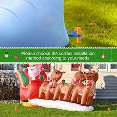 Plastic Inflatable Stakes Set for Halloween Christmas Holiday Inflatables Garden