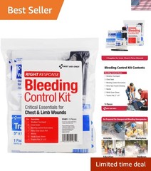 Essential First Aid Bleeding Control Kit: Tourniquet & Trauma Care in One Bag