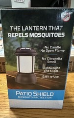 Thermacell Mosquito Repellent Patio Shield Lantern; Includes 12-Hour Refill NEW