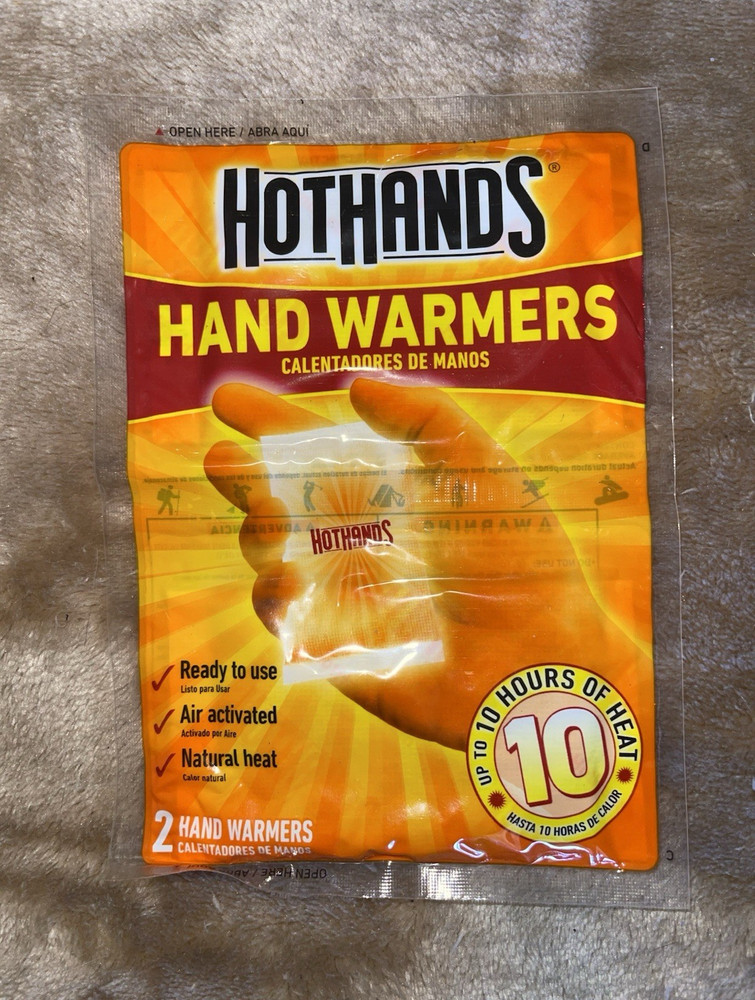 20 packs Of HotHands Air Activated Disposable Hand Warmers Ready to Use 2 Pack