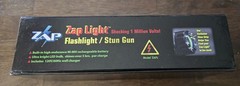 ZAP Light Extreme 1,000,000 Volt Stun Gun Flashlight Ultra Bright LED 120v/60Hz