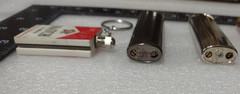 3 Vintage Cigarette Lighters not working & 1 MATCH Multitime
