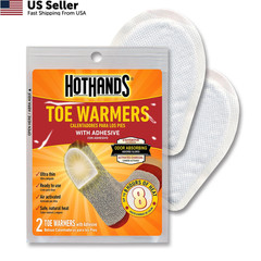 HotHands Toe Warmers – Long Lasting Safe Natural Odorless Air 6 Pair, White