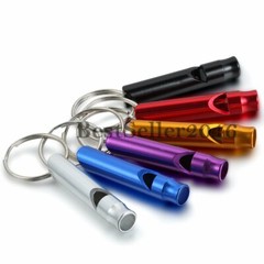 12pcs Mixed Aluminum Emergency Survival Whistle for Camping Hiking Outdoor Tool