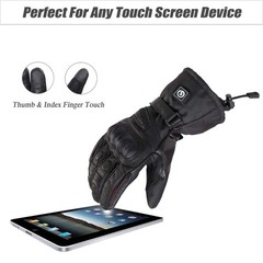 Day Wolf Heated Motorcycle Gloves Waterproof 7.4V 2200Mah Electric Rechargeable