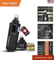Travel-Ready Water Filtration System – Squeeze-to-Drink Convenience for Hikers