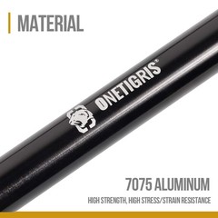 OneTigris Lightweight Tent Poles, 2pc/Set, 7075 Aluminum Alloy, Black