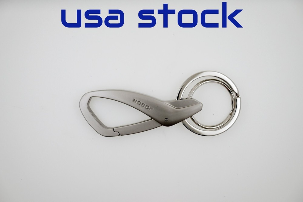Simplicity Waist Hanging Creative Double Ring Metal Zinc Alloy KeyChain