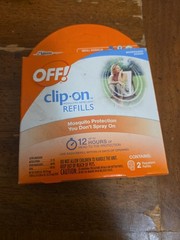 OFF! Clip On Mosquito Repellent Fan and 2 Refills NEW
