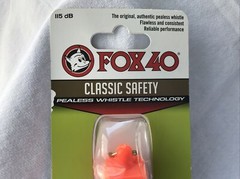 Original Fox 40 Classic Whistle Neon Orange Color