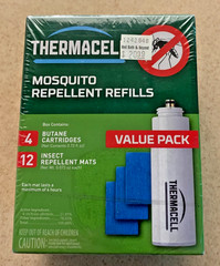 Thermacell Mosquito repellent wand w/1 box 4 refills 12 mats